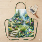 Enchanted Waterfall Garden Lily Pond エプロン