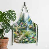 Enchanted Waterfall Garden Lily Pond エプロン