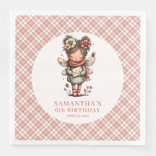 Enchanted Whimsy Fairy Cute 3rd Birthday Party  (正面)