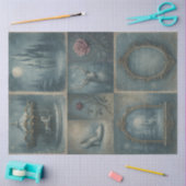 Enchanted Winter Tales Gothic Fairytale Decoupage 薄葉紙 (クラフト)