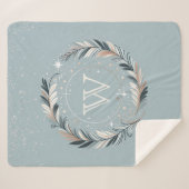 Enchanted Winter Wreath シェルパブランケット (正面(横))