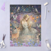 Enchanted Woodland Animals & Fairy Decoupage Paper 薄葉紙 (クラフト)