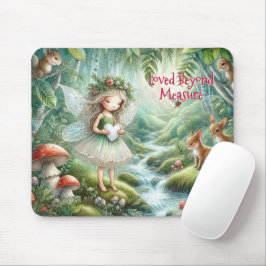 Enchanted Woodland Fairy Mouse Pad マウスパッド