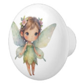 Enchanted Woodland Fairy: pastel green Sprite セラミックノブ (右)