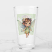 Enchanted Woodland Fairy: pastel green Sprite タンブラーグラス (裏面)