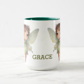 Enchanted Woodland Fairy: pastel green Sprite マグカップ (中央)