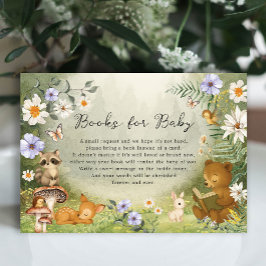 Enchanted Woodland Forest Animals Books for Baby エンクロージャーカード