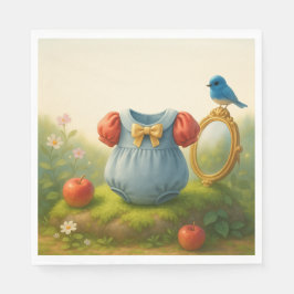 Enchanted Woodland Princess Baby Shower Fairytale  スタンダードランチョンナプキン