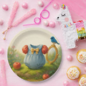 Enchanted Woodland Princess Baby Shower Fairytale  ペーパープレート (パーティー)