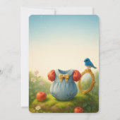 Enchanted Woodland Princess Baby Shower Fairytale 招待状 (裏面)