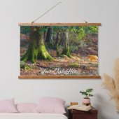 Enchanted Woodland Scene – Wood Topped 吊り下げ型タペストリー (寝室)