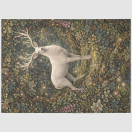 Enchanted Woodland White Stag Tissue Paper 薄葉紙
