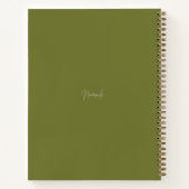 Enchanted Woods Embroidered Forest Gnome Journal ノートブック (裏面)
