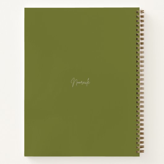 Enchanted Woods Embroidered Forest Gnome Journal ノートブック (裏面)