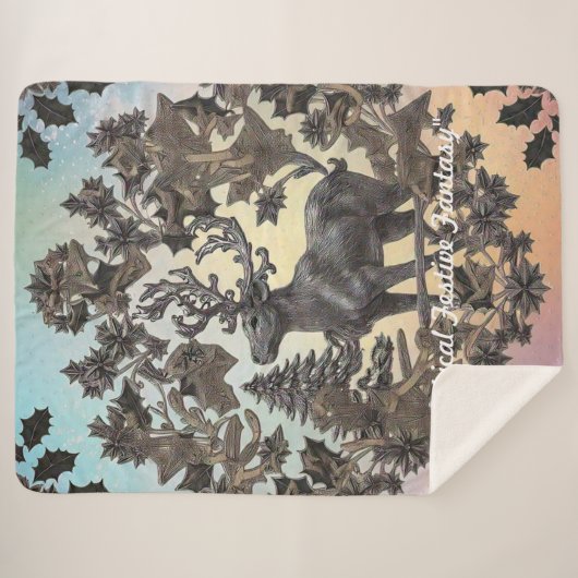 "Enchanted World" シェルパブランケット (正面(横))