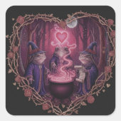 EnchantedFrogWitch スクエアシール (正面)