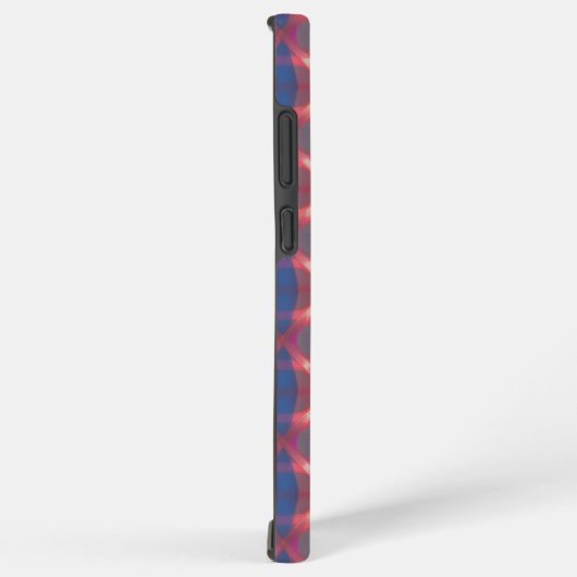 Enchanting Blue Plaid Phone Case Samsung Galaxyケース (右側面)