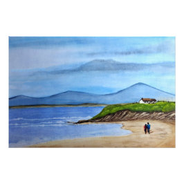 Enchanting Bluff by the Sea フォトプリント