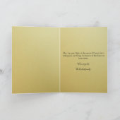 Enchanting Christmas Tree Midnight Forest Custom  カード (内部)