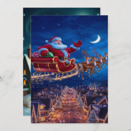 Enchanting Christmas Winter Village Wallpaper 2025 シーズンカード