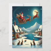 Enchanting Christmas Winter Village Wallpaper 2025 シーズンカード (裏面)