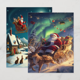 Enchanting Christmas Winter Village Wallpaper 2025 シーズンポストカード