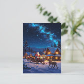 Enchanting Christmas Winter Village Wallpaper 2025 シーズンポストカード (スタンド正面)