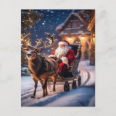 Enchanting Christmas Winter Village Wallpaper 2025 シーズンポストカード (正面)