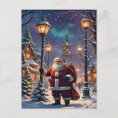 Enchanting Christmas Winter Village Wallpaper 2025 シーズンポストカード (正面)