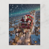 Enchanting Christmas Winter Village Wallpaper 2025 シーズンポストカード (正面)