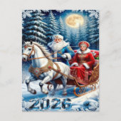 Enchanting Christmas Winter Village Wallpaper 2025 シーズンポストカード (正面)