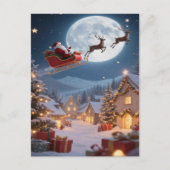 Enchanting Christmas Winter Village Wallpaper 2025 シーズンポストカード (正面)