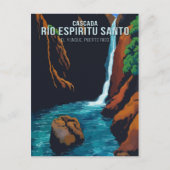 Enchanting Espiritu Santo River Waterfall ポストカード (正面)