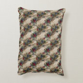 Enchanting Floral Owl アクセントクッション (裏面(縦))