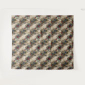 Enchanting Floral Owl タペストリー (正面(横))