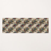 Enchanting Floral Owl ヨガマット (正面(横))