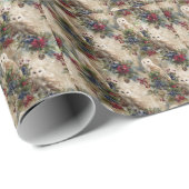 Enchanting Floral Owl ラッピングペーパー (ロールコーナー)