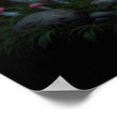 Enchanting Forest Scene with Mysterious Figure ポスター (角)