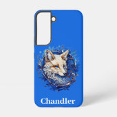 Enchanting Fox with Custom Name Samsung Galaxyケース (裏面)