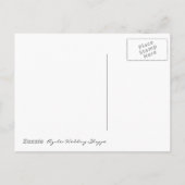 Enchanting Gardenia Save The Date Postcard 案内ポストカード (裏面)