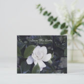 Enchanting Gardenia Save The Date Postcard 案内ポストカード (スタンド正面)