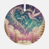 Enchanting glass MoM Christmas ornament ガラスオーナメント (裏面)