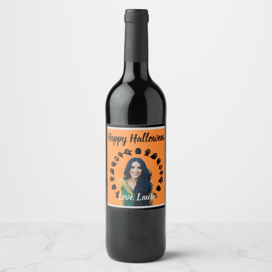 Enchanting Halloween Wine Labels ワインラベル (正面)