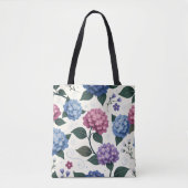 Enchanting Hydrangea Garden | Dreamy Floral トートバッグ (正面)