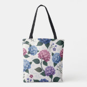 Enchanting Hydrangea Garden | Dreamy Floral トートバッグ (裏面)