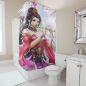 Enchanting Jade Flute Empress シャワーカーテン (インサイチュ)