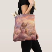 Enchanting Princess & Deer Tote Bag トートバッグ (クローズアップ)