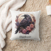 Enchanting Raven & Rose Home Accent クッション (ブランケット)