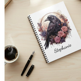 Enchanting Raven & Roses ノートブック
