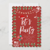 Enchanting Snowfall Christmas Party  招待状 (裏面)